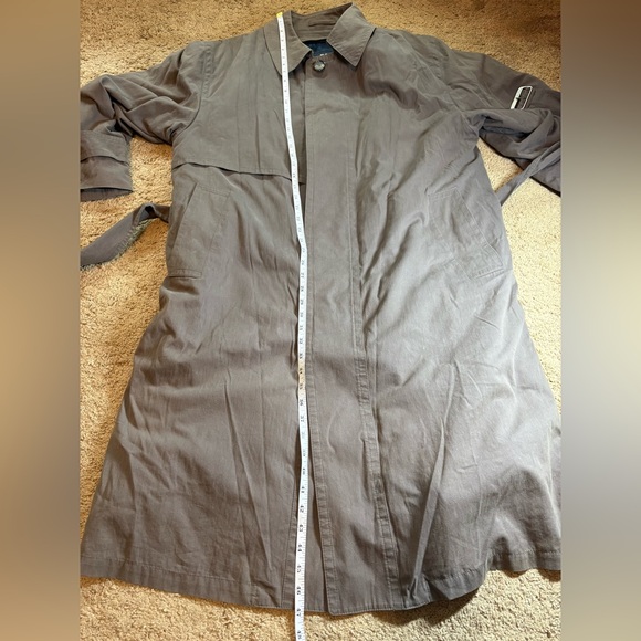 London Fog Charcoal Trench Coat - Picture 9 of 9